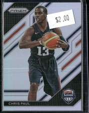 2022-23 Panini Prizm #2 Chris Paul USA Basketball Prizms Silver