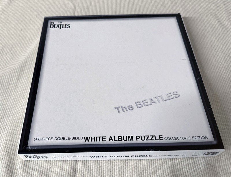 THE BEATLES WHITE ALBUM Double Sided Puzzle 500 Piece Collectors Edition
