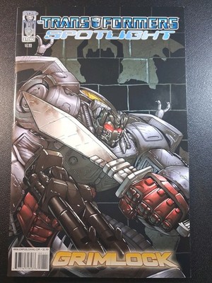 The Transformers: Spotlight: Grimlock (IDW Publishing March 2008) NM 9.4