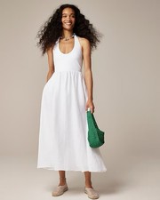 NEW NWT J. Crew Halter mixy dress XL in white