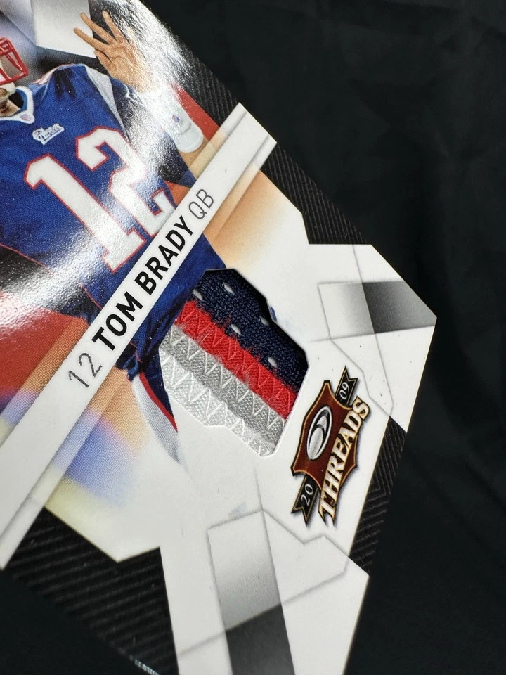 2009 Donruss Threads TOM BRADY /50 GAME WORN 4 Color JERSEY Patch🔥ULTRA RARE🔥 - Image 3 of 4