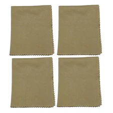 Calabria 4 Pack Microfiber Cleaning Cloth Olive Green Cleans Eyeglass Lens TV Ph