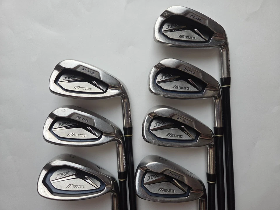Mizuno JPX E500 Ti-FACE Iron Set 5-PW-FW 7pcs Carbon Shaft Flex-SR Japan Golf - Image 2 of 4