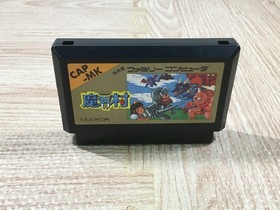 Ghosts'n Goblins Makaimura Boxed Nintendo Famicom NES Japan - UF5702