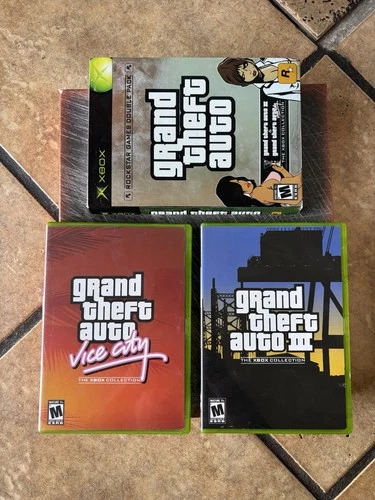 Grand Theft Auto Double Pack (Microsoft Xbox, 2003)