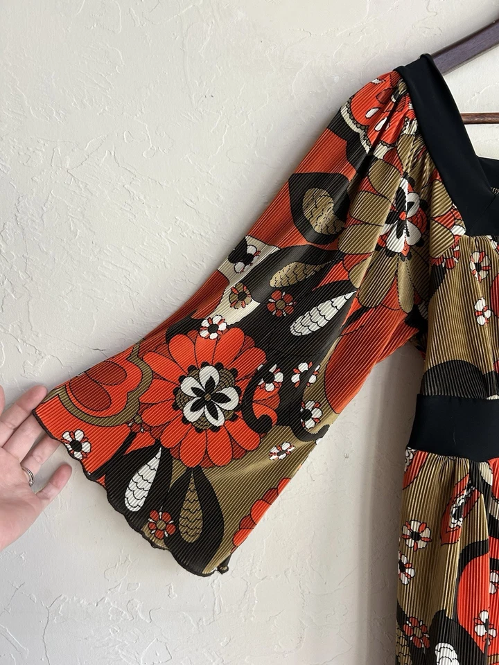 Top Babydoll Lechera Vintage Años 90 Y2K M Retro Floral Boho Hippie Hada Grunge Foto 4 de 4