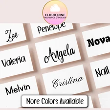 Custom Personalized Vinyl Lettering Name Decal Sticker Car Window Tumbler