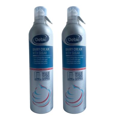 (17,85 EUR/l) Debic Profi-Schlagsahne gezuckert Sparpackung 2x 700ml