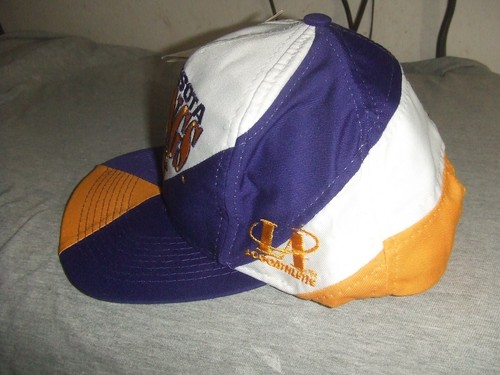 Minnesota Vikings Logo Athletic NFL Vintage 90's Snapback Cap Mütze - Neu mit Etikett - Bild 3 von 12