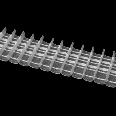 Gardinenband 50m, Bleistiftfalte, Transparent-60mm, 1:2.0,Kräuselband Faltenband