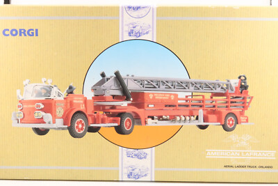 CORGI TOYS * AMERICAN LA FRANCE AERIAL LADDER TRUCK ORLANDO * 1:50 * 1991 * OVP