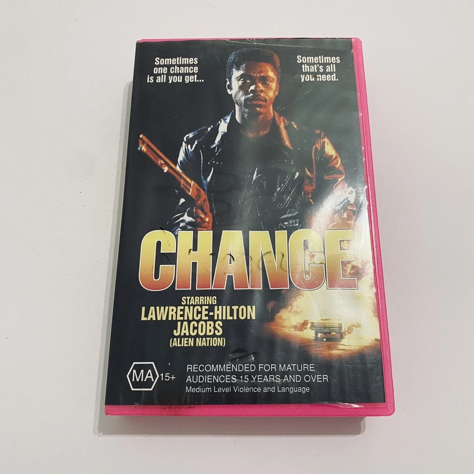 Chance (VHS, 1990) 90s Action Movie VHS Video Ex Rental Tape OOP Crime Film - Image 3 of 4