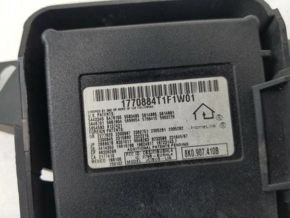 AUDI Q5 Q7 MÓDULO DE CONTROLE ABRIDOR DE PORTA DE GARAGEM 2009 2010 2011 2012 2013 2014 2015 - Imagem 4 de 4