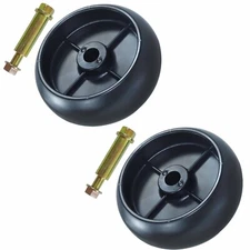 Set of 2 Deck Wheels with Bolts for John Deere Z535M Z540M Z445 Z525E Lawn Mower