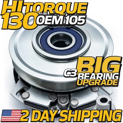 HiTorque 130ftlb (OEM 105) PTO Clutch for Hustler Raptor Dash 127340 5219-193