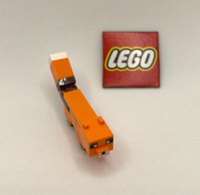 Lego Minecraft Fox Minifigure - New