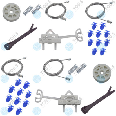 Kit De Réparation De Lève-vitre électrique Avant Gauche Pour Fiat Fiorino/Qubo/Bipper/Nemo