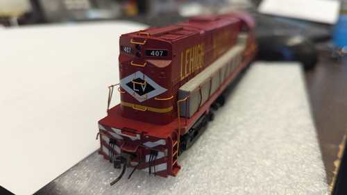 HO Atlas Master Silver Alco C420 Phase I Lehigh Valley #407 Locomotive - Picture 2 of 6