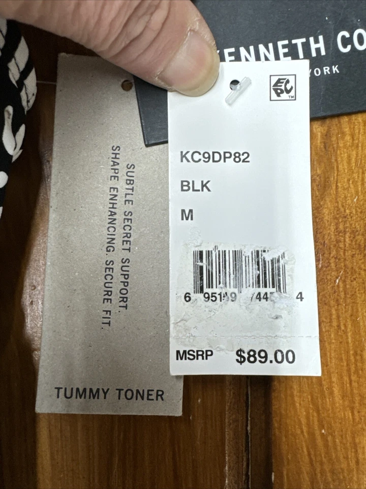 Traje de baño Kenneth Cole Tummy Toner 2 Peace negro Foto 4 de 4