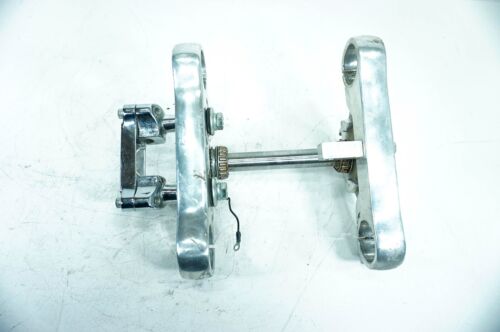 09 Harley Dyna Super Glide Custom Front Fork Upper Lower Triple Tree Risers 1289 - Picture 2 of 16