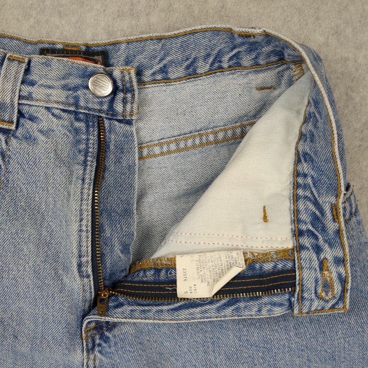 Vintage Zonz 90s Youth Baggy Jean Shorts Size 14 Skater Wide Vintage Zonz 90s Youth Baggy Jean Shorts Size 14 Skater Wide