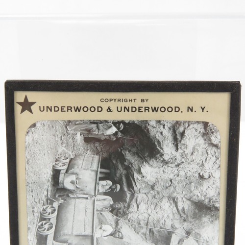 Magic Lantern Glass Slide: Employees in the De Beers Diamond Mines, Kimberley SA - Picture 5 of 6