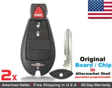 2 OEM Replacement Keyless Entry Remote Key Fob For Dodge RAM