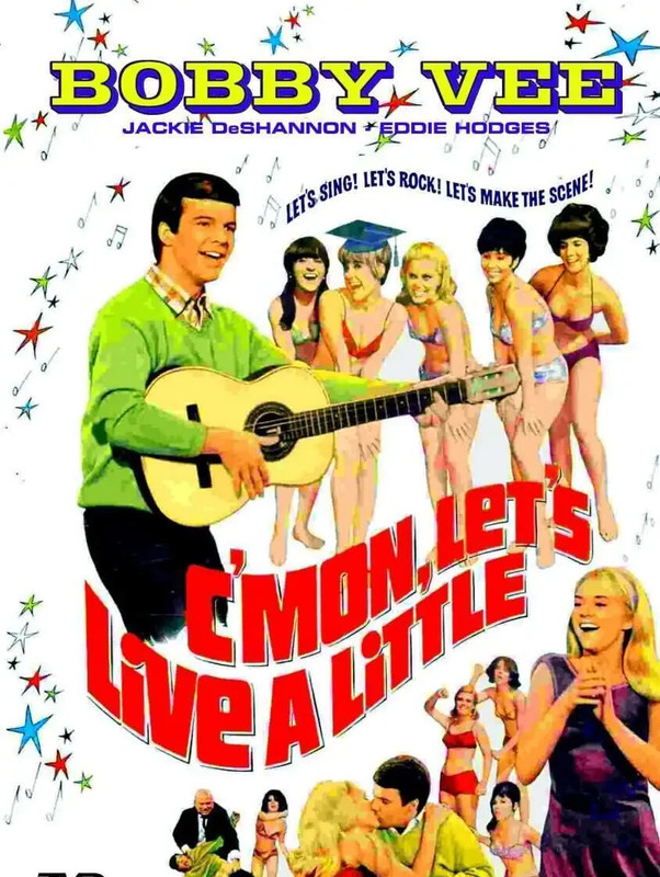 16mm film: C'MON LET'S LIVE A LITTLE 1967 BOBBY VEE JACKIE DeSHANNON RARE