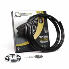 AlloyGator K4BLCKEXC EXCLUSIVE Series Wheel Lip Protectors-Set of 4 Black