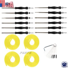 12 Pcs Carburetor Adjustment Fits for Common 2 Cycle Small Engines Tool Kit