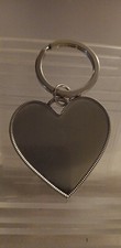 Heart Keychain With Large Sturdy Keyring