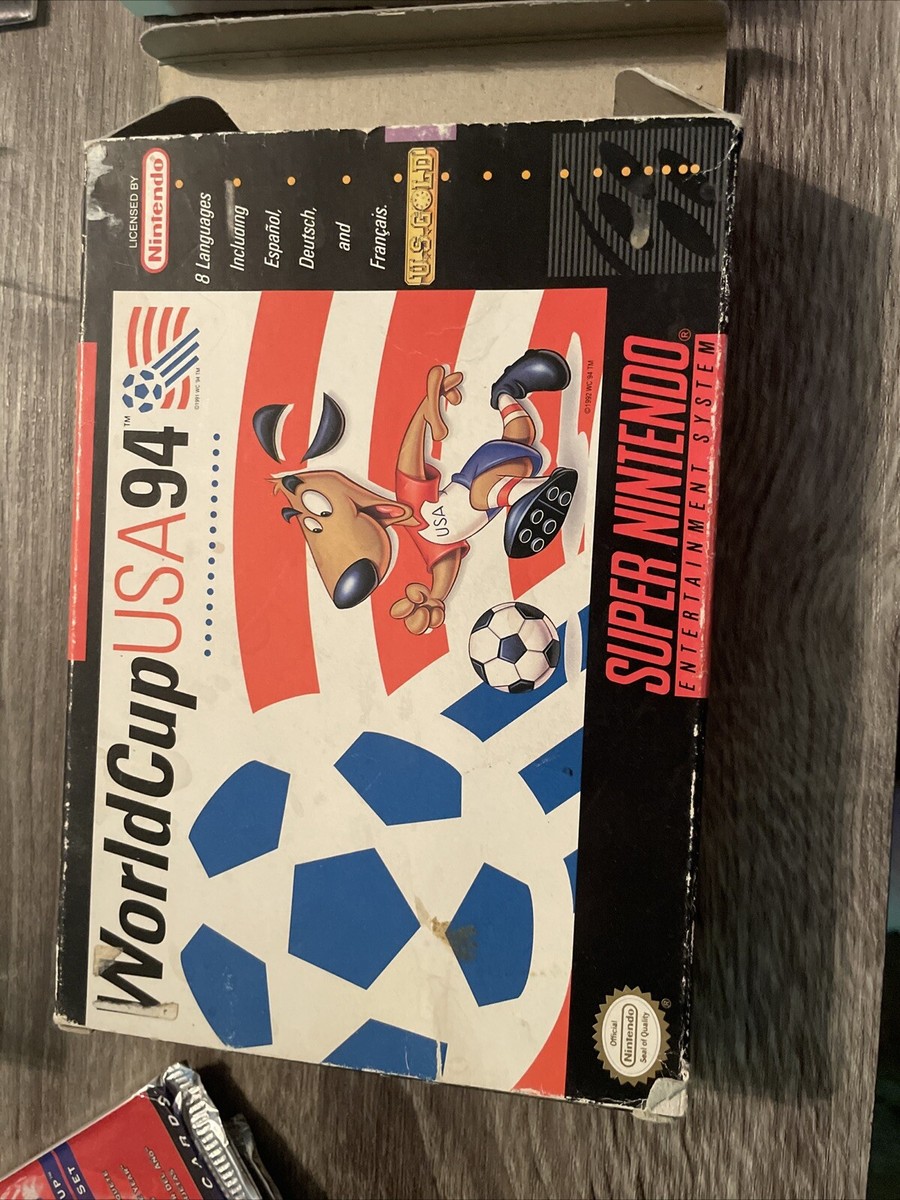 WORLD CUP USA 94 Soccer Super Nintendo Complete 🇺🇸 ⚽️ +