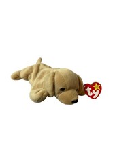 TY Beanie Baby FETCH Golden/Lab Puppy 8.5 in. Plush Stuffed Animal w/ orig. tag