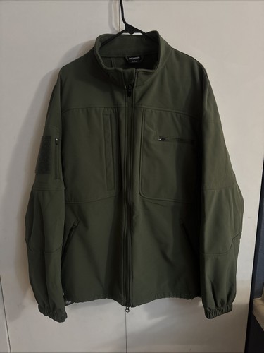 Propper Warrior Gear Soft shell Jacket Large Green Great Condition - Picture 2 of 9