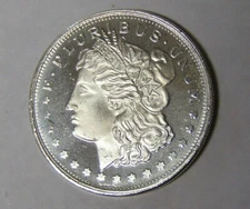 Morgan Dollar Design APMEX Reverse 1 oz .999 Fine Silver Round (5621)