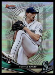2022 Bowman's Best Refractor George Kirby Rookie G55 Seattle Mariners #69