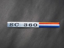 Amc Sc360 Hornet Metal Dash Badge Emblem Sst Sportabout Amx