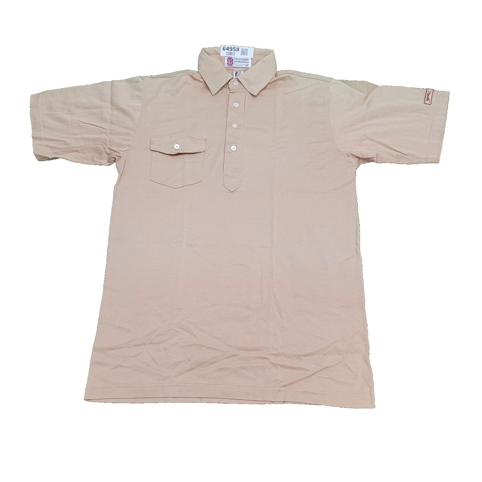 Мужские рубашки Slazenger коричневые обычный покрой