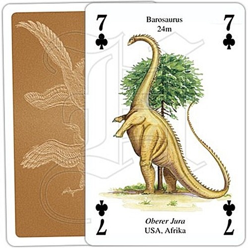 Dinosaurier (German Language) set of 52 playing cards + jokers - 第 3/3 張圖片
