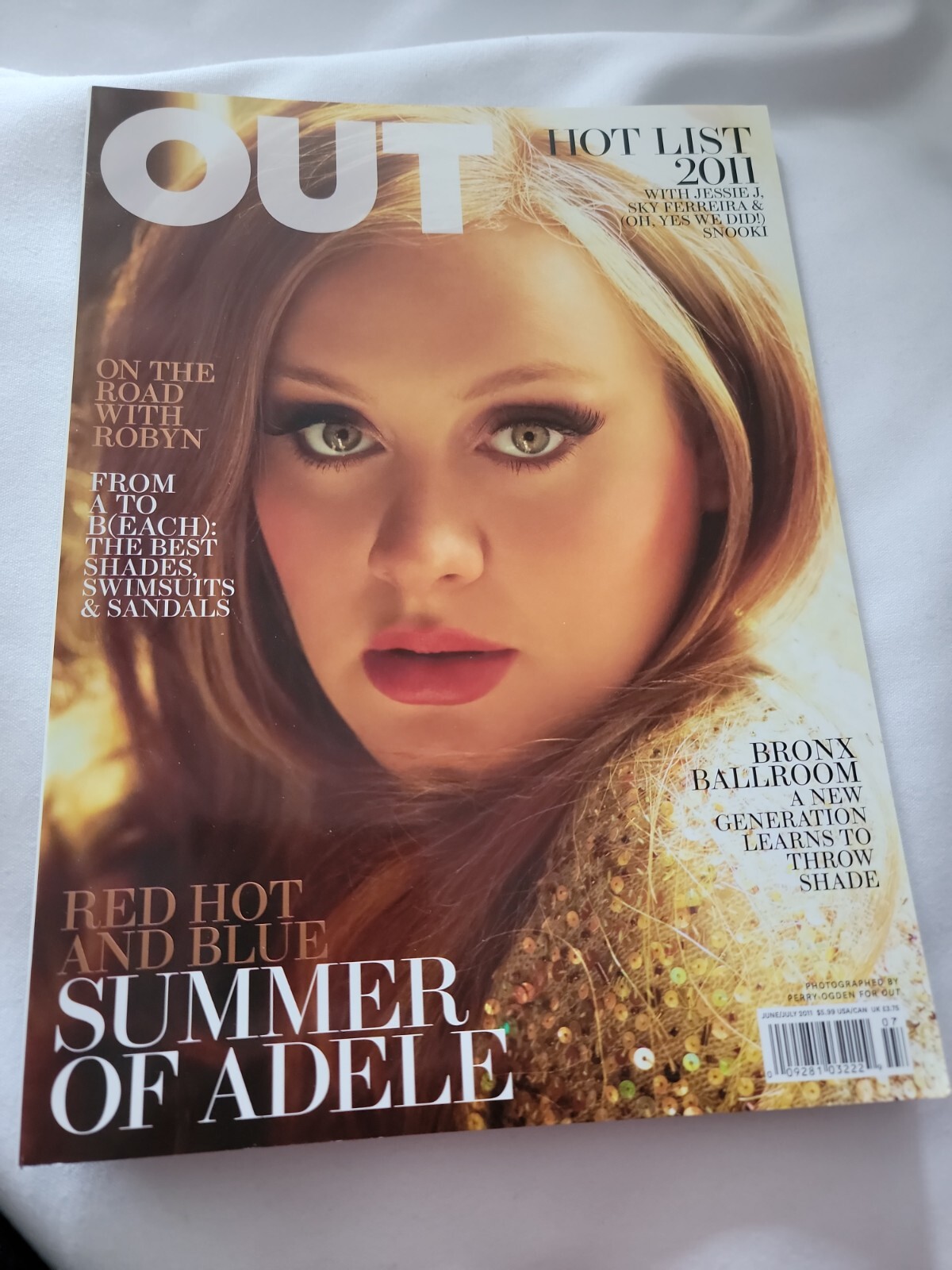 2011 June July Out Magazine Hot List 2011 Summer Of Adele CP81 EBay 2011-june-july-out-magazine-hot-list-2011-summer-of-adele-cp81-ebay