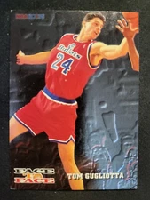 1993-94 NBA Hoops #FTF7 Karl Malone Tom Gugliotta FACE TO FACE CARD