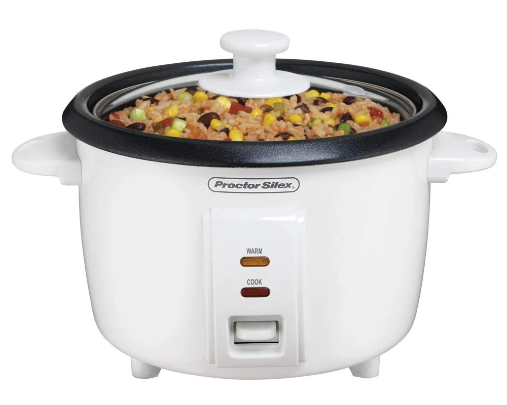 Proctor Silex (37534NR) Rice Cooker 4 Cups uncooked resulting in 8 cooked, Mini