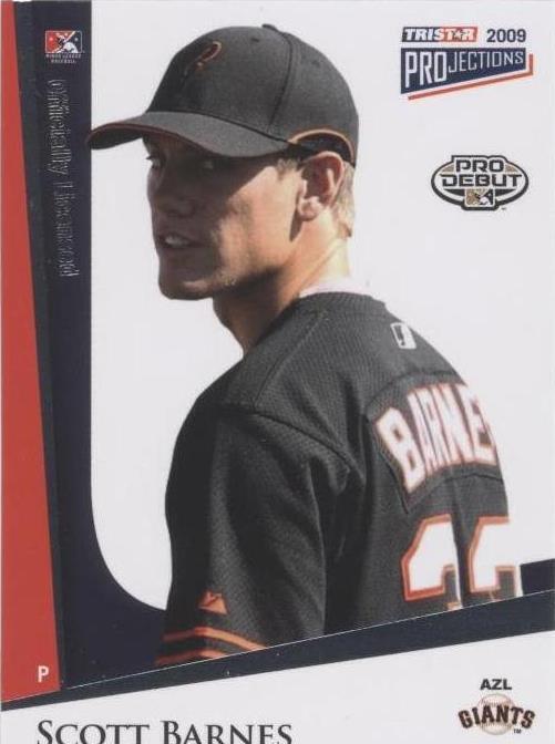 2009 TRISTAR PROjections - Scott Barnes #286 - 1 of 1