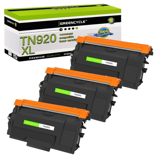 3PK TN920 Toner Cartridge for Brother TN920xl DCP-L5510DN HL-L5210DN MFC-L6810DW