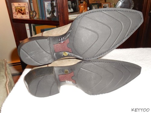 NIB MEN'S ARIAT HERITAGE WESTERN BROWN BOMBER BOOTS J Toe 13" Height Size 11 - Picture 11 of 12