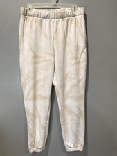 Secret Treasures Women s Cream Tan Loungewear Joggers W/Pockets Size M 8-10