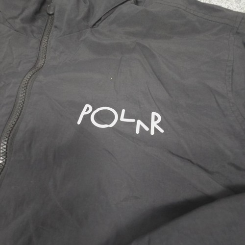 Polar Skate Co Jacket Mens MEDIUM Black Long Sleeve cuffed lightweight Size M - Picture 2 of 9