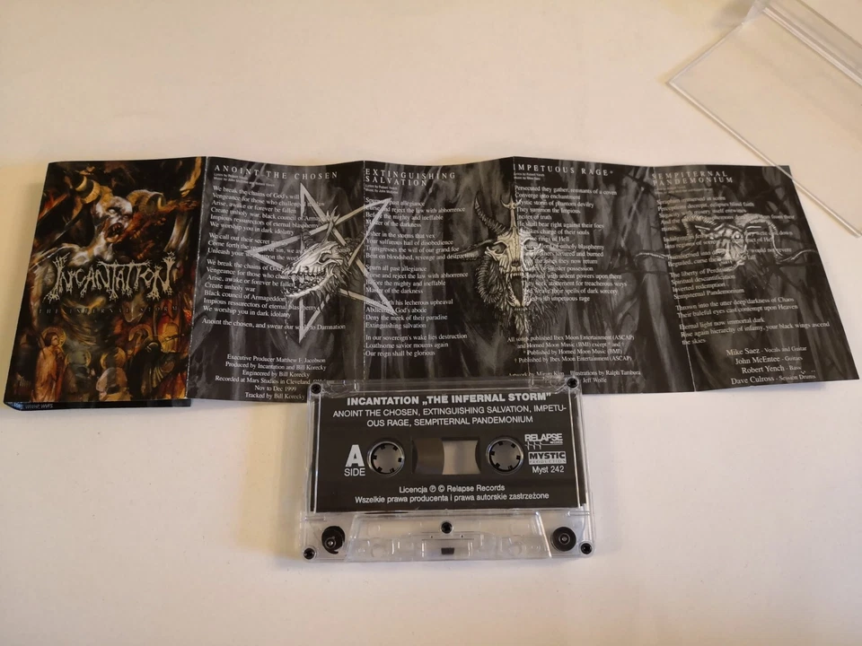 Incantation The Infernal Storm MC Cassette Suffocation Monstrosity Blood Nile - Image 4 of 4