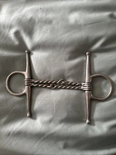 5" (130mm) Full Cheek Twist Snaffle Horse Bit  - Great Condition!Partrade Brand