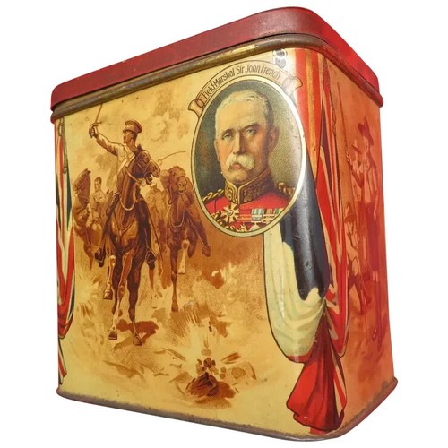 British Ridgeways Tea War Souvenir Tin Tea Can WW1 Earl Kitchner World War1R2210 - Picture 1 of 14